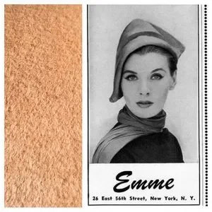 1960s Pristine Vintage Fur Hat with Leather Bow by Emme Made in Italy Vintage Genuine Fur Winter Hat, Winter Fur Hat, Elegant  main image 4
